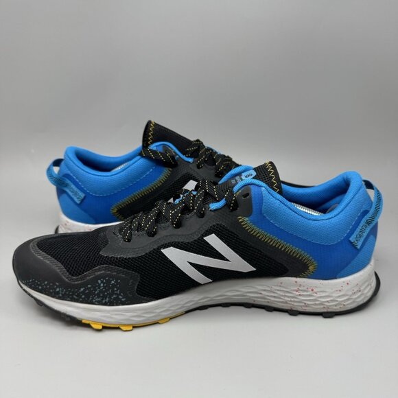 New Balance 4E X-Wide Mens 12 Fresh Foam Arishi Trail V1 Running Shoe Black Blue main image 8